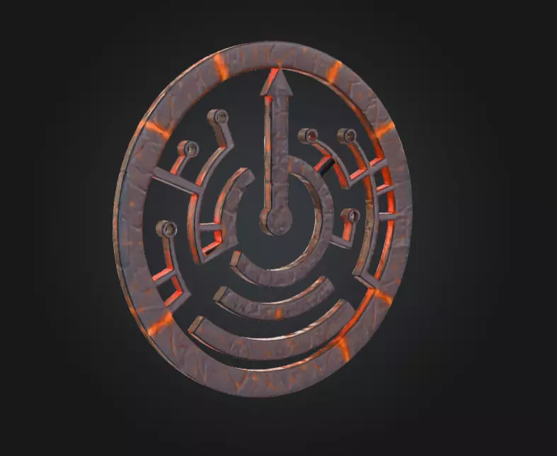 Circuit of Eternity Low-poly 3D model_1