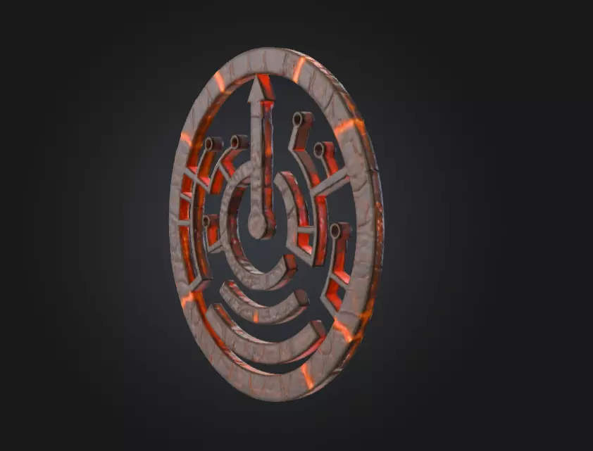 Circuit of Eternity Low-poly 3D model_4