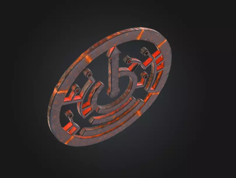 Circuit of Eternity Low-poly 3D model_8
