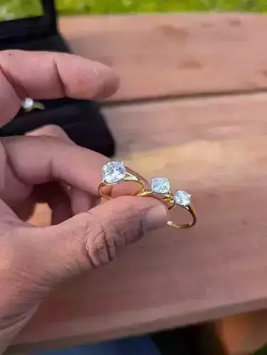 Diamond Demo Kit 1 - 2 -3 Carat Different shapes and size 