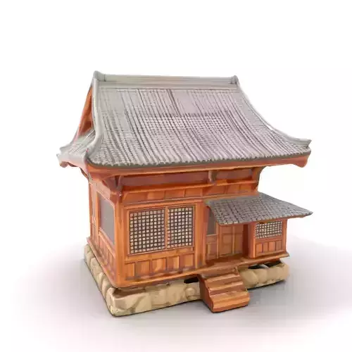 Wooden Pagoda Architecture model pack