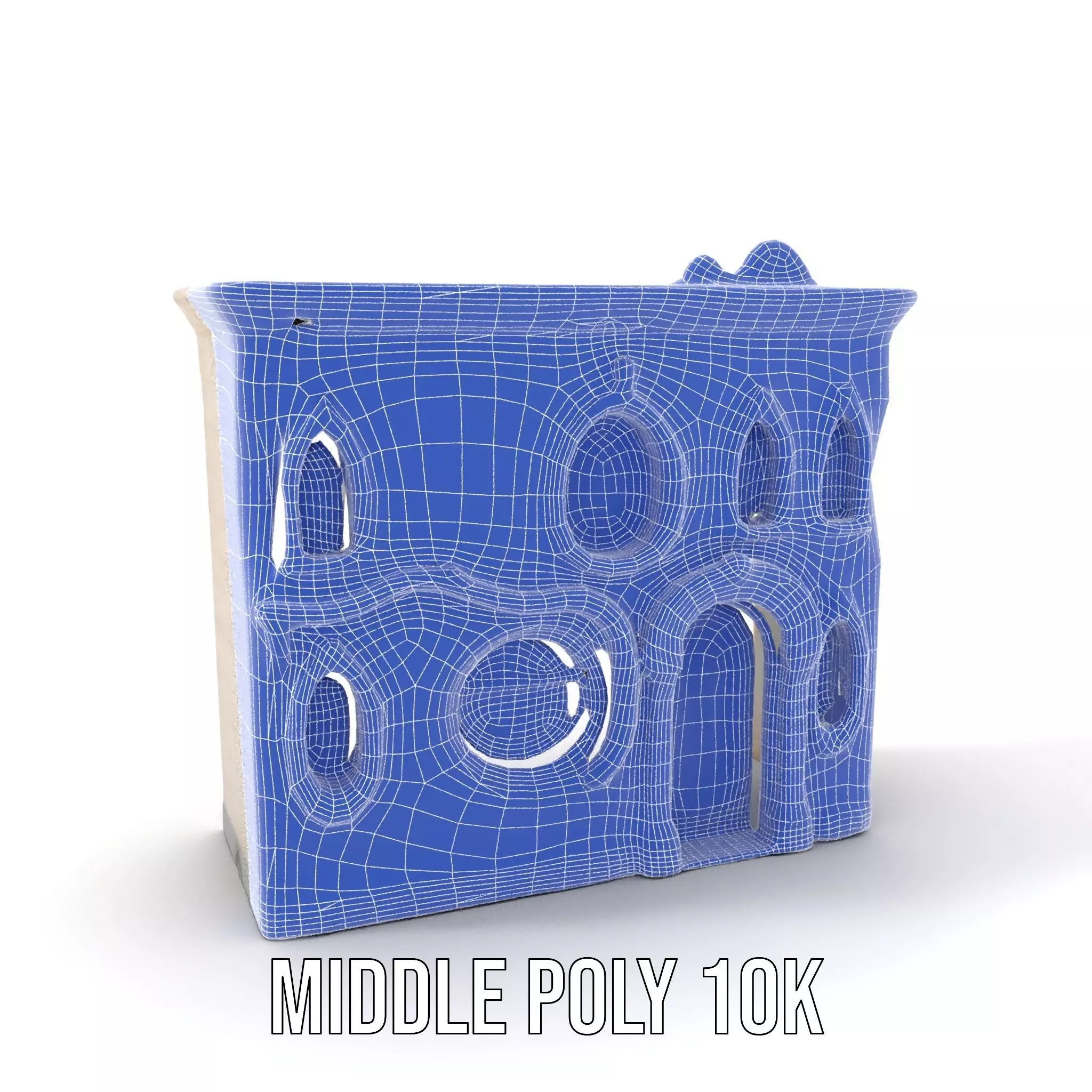 Art Nouveau Facade model pack Low-poly 3D model_23