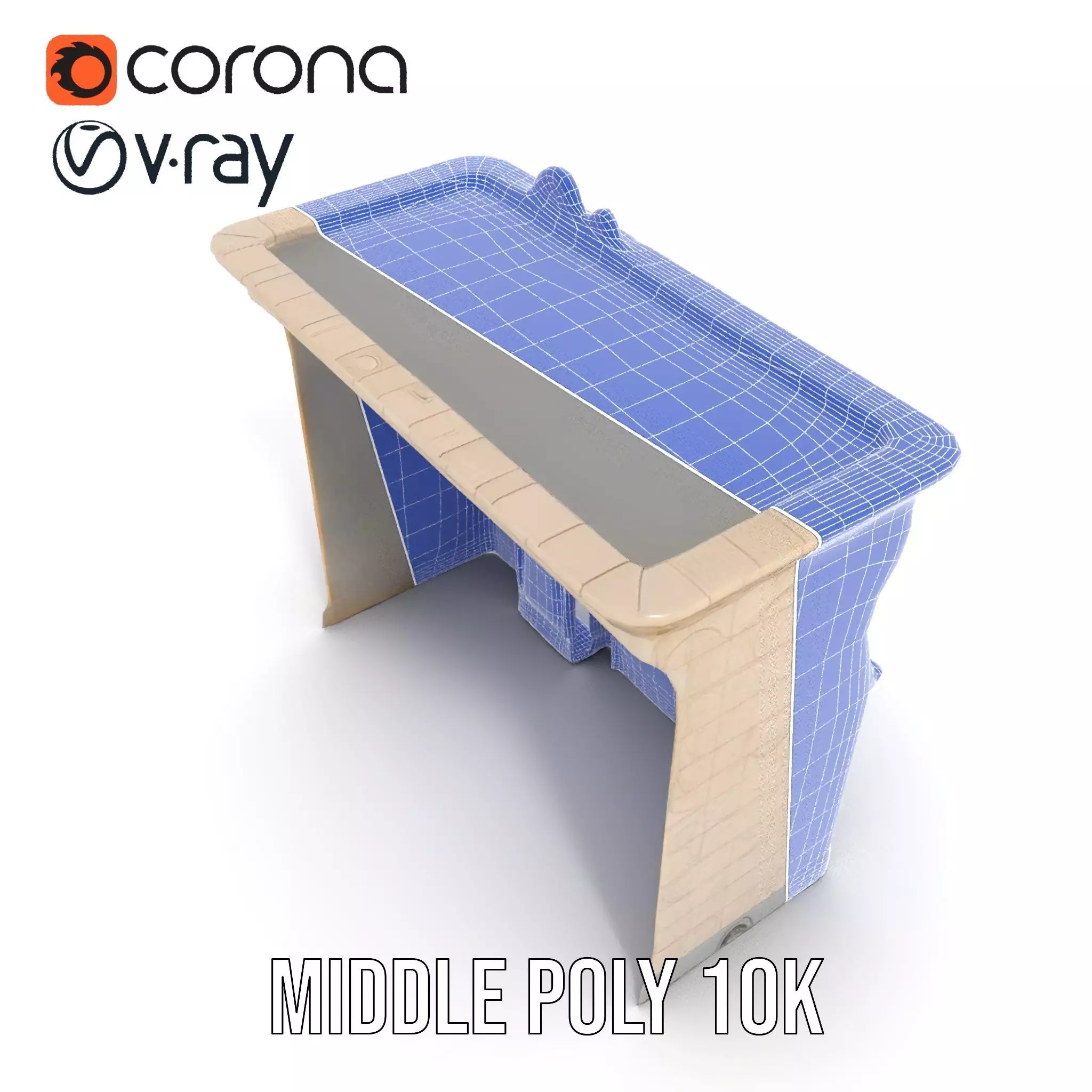 Art Nouveau Facade model pack Low-poly 3D model_28