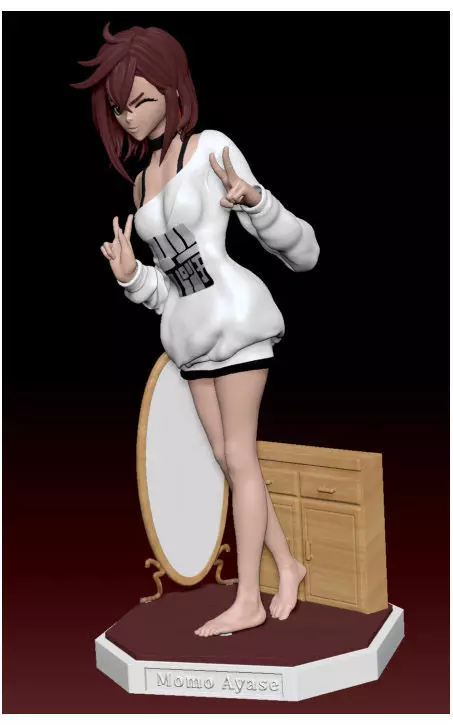 Momo Ayese Winky Fan art 3D print model_1