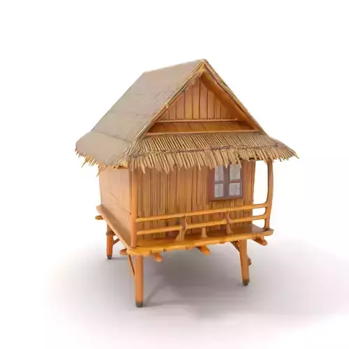 Bamboo Hut Rustic model pack