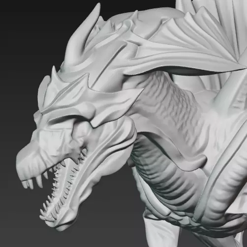 Espinosaurio Xenomorfo 3D print model_1