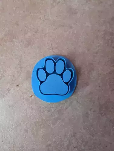 Tiger pawprint imprint cutter