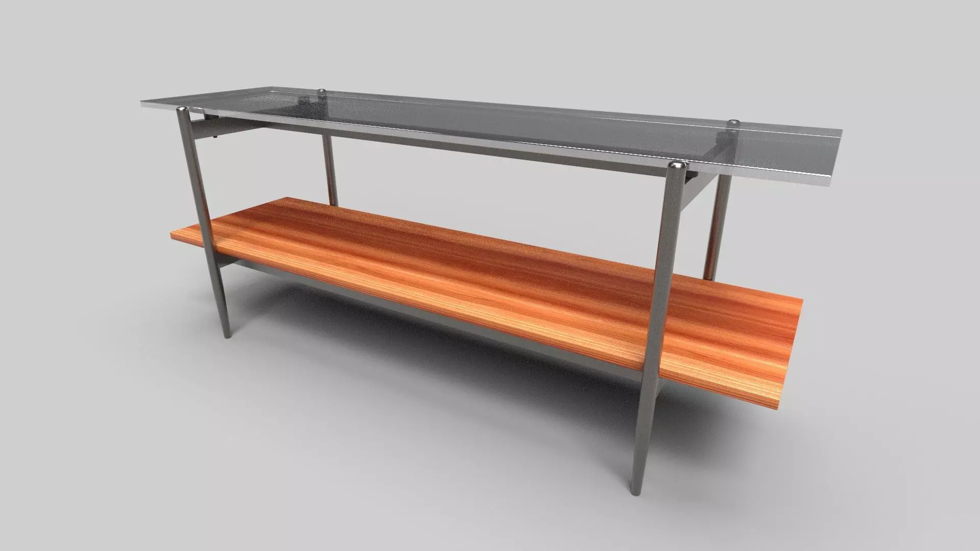 TV Rack CG49 3D model_1