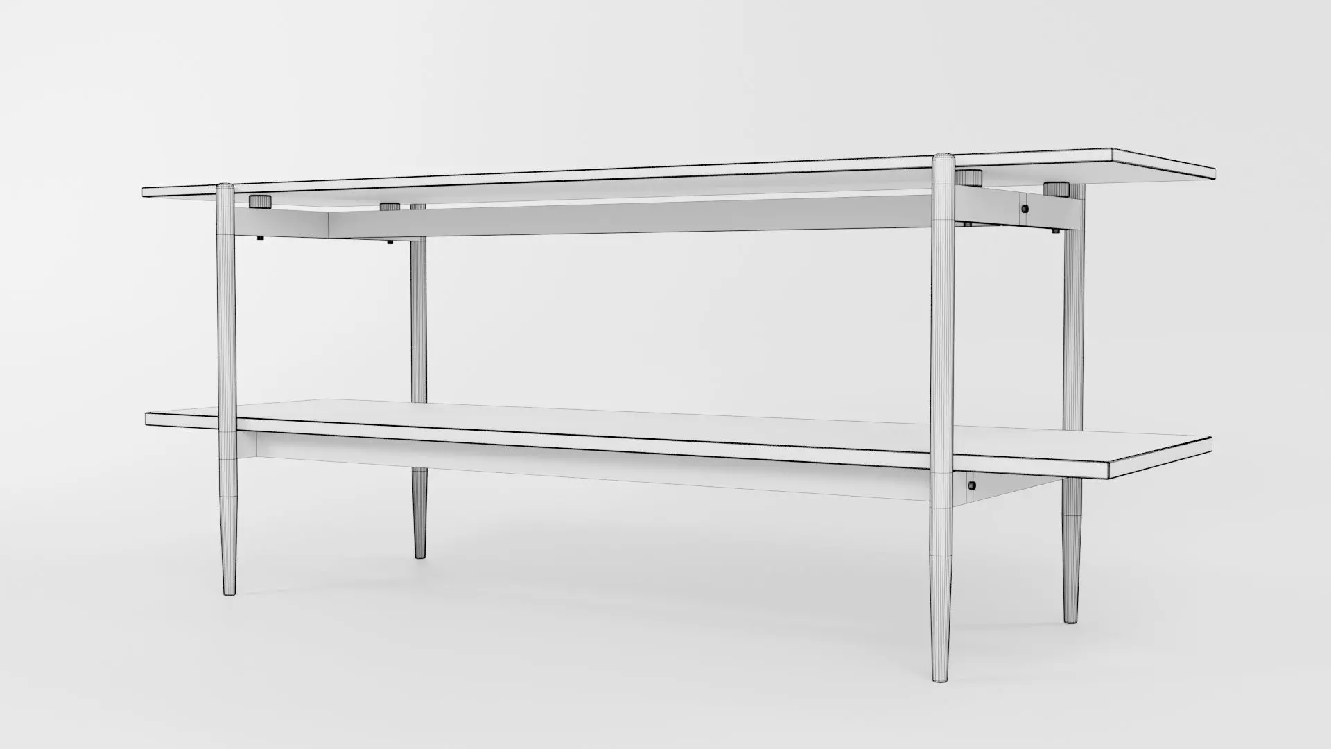 TV Rack CG49 3D model_5