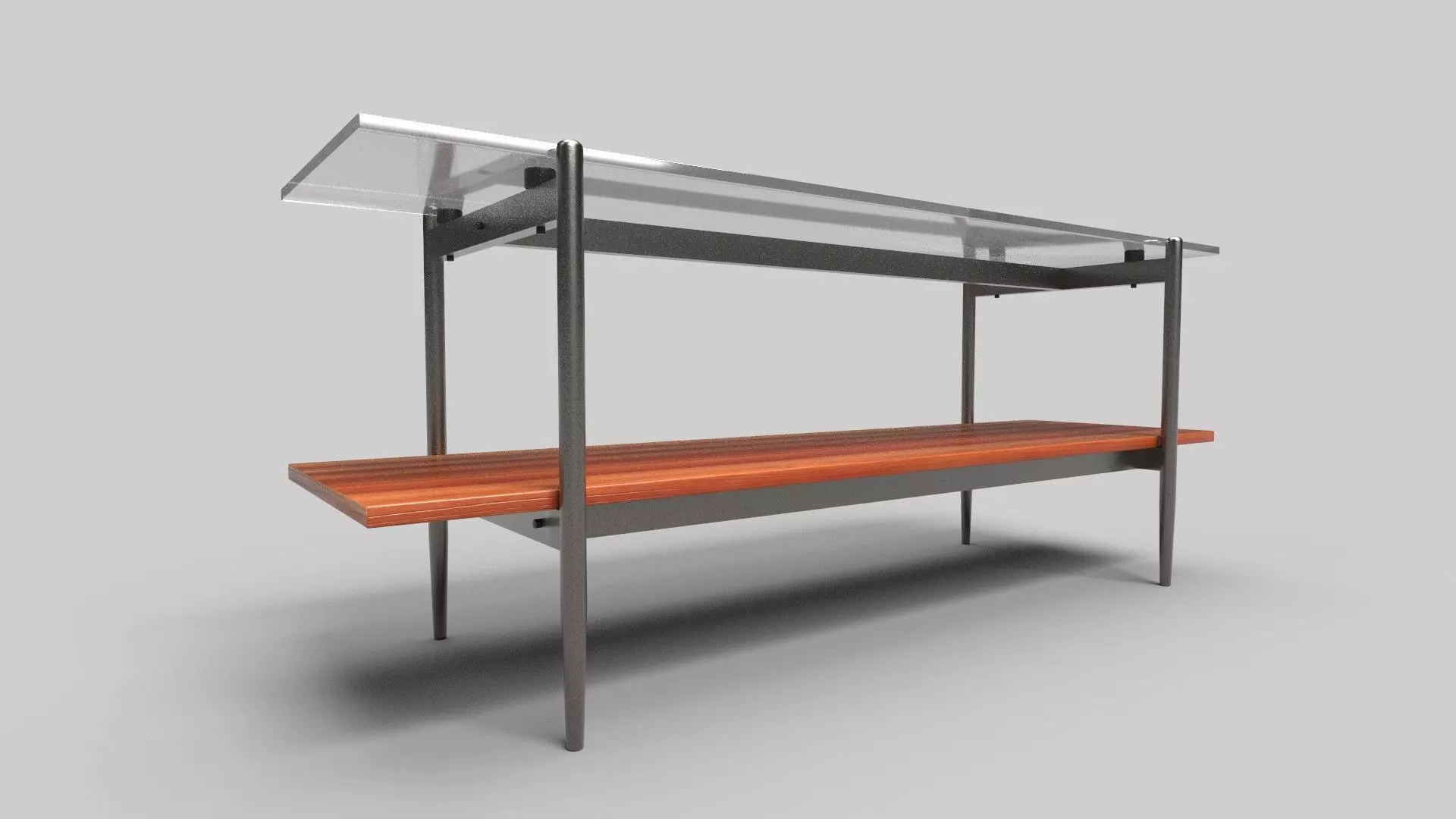 TV Rack CG49 3D model_2