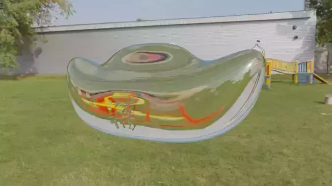 Glass Chinese style gold ingot 