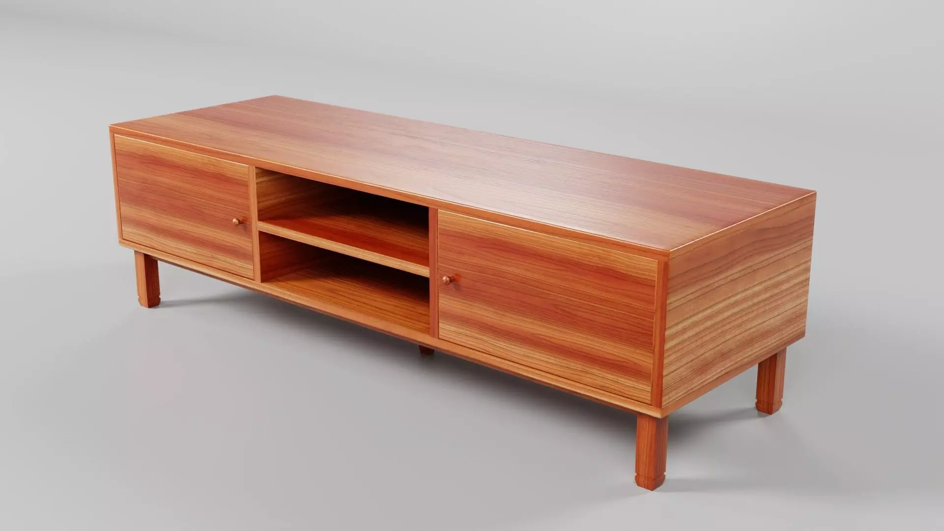 TV Rack CG54 3D model_3