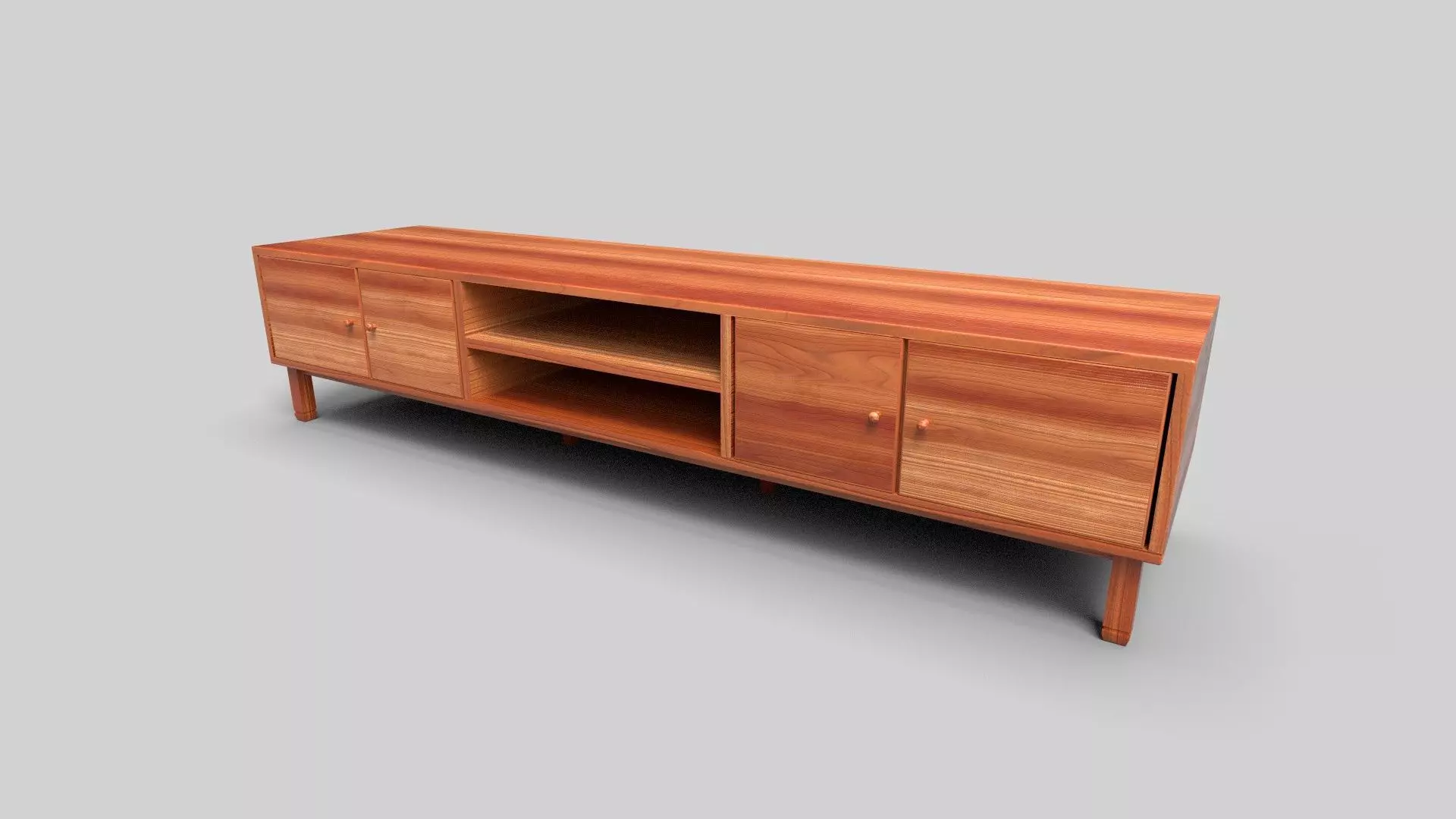 TV Rack CG55 3D model_1