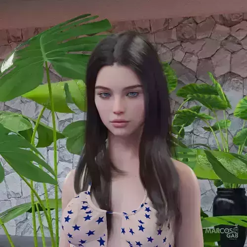 MGAB Yuno for Genesis 8 female 3D model