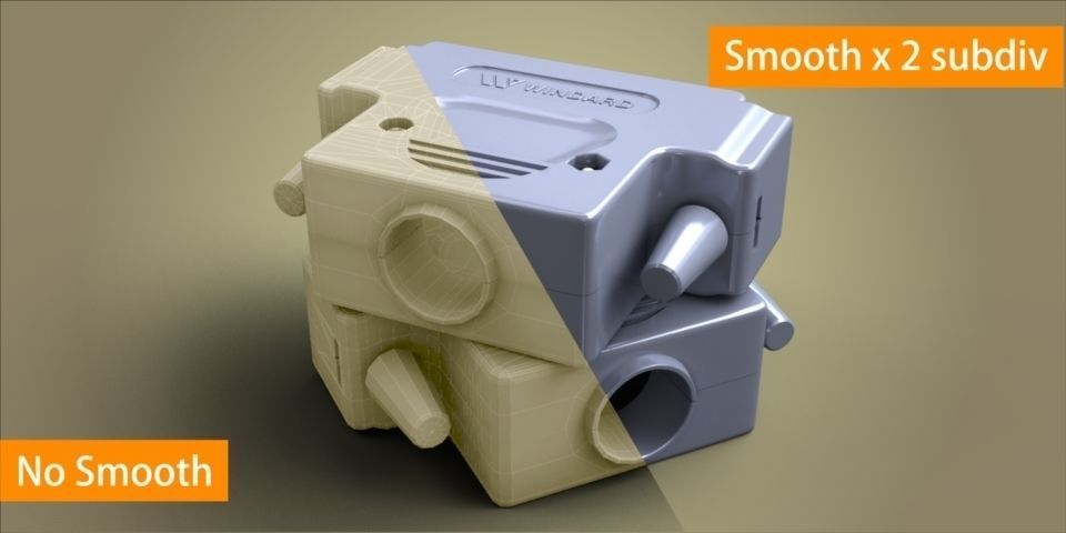 78 pin connector 3D model_9