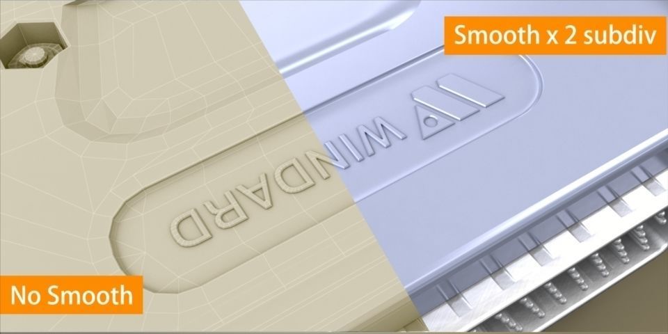 78 pin connector 3D model_5