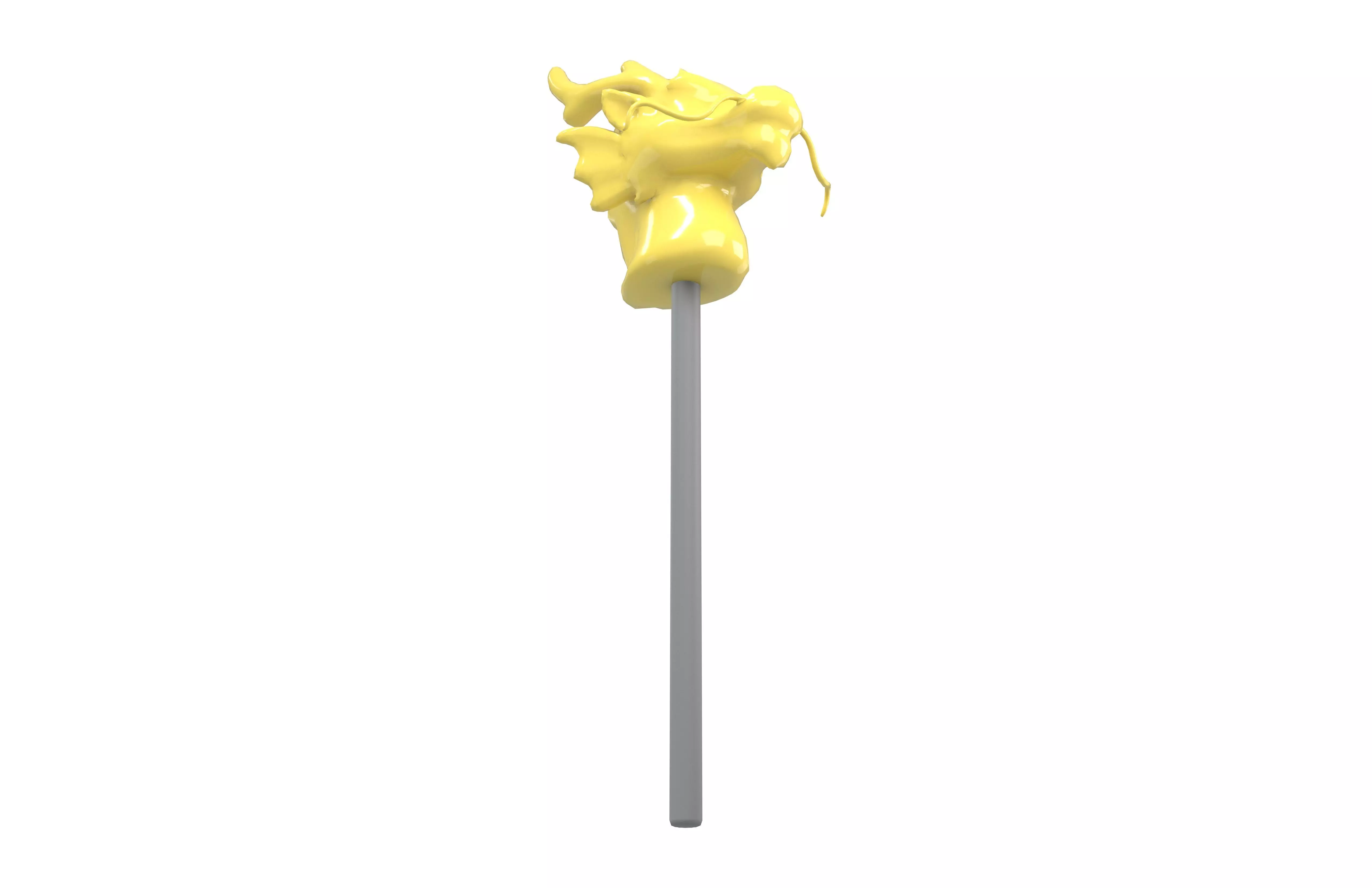 Dragon Shaped Candy v1 003 Low-poly 3D model_3