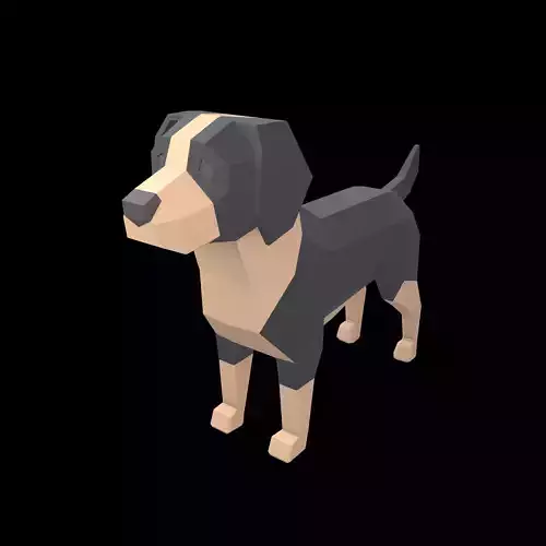 Lowpoly Dog v1 003