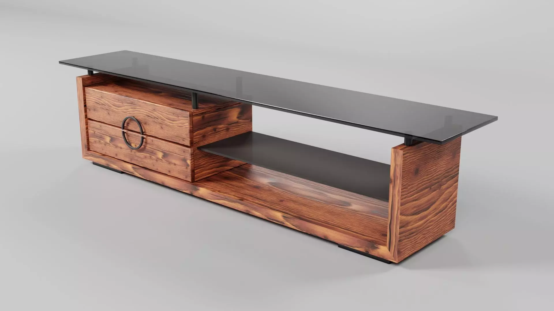 TV Rack CG61 3D model_3