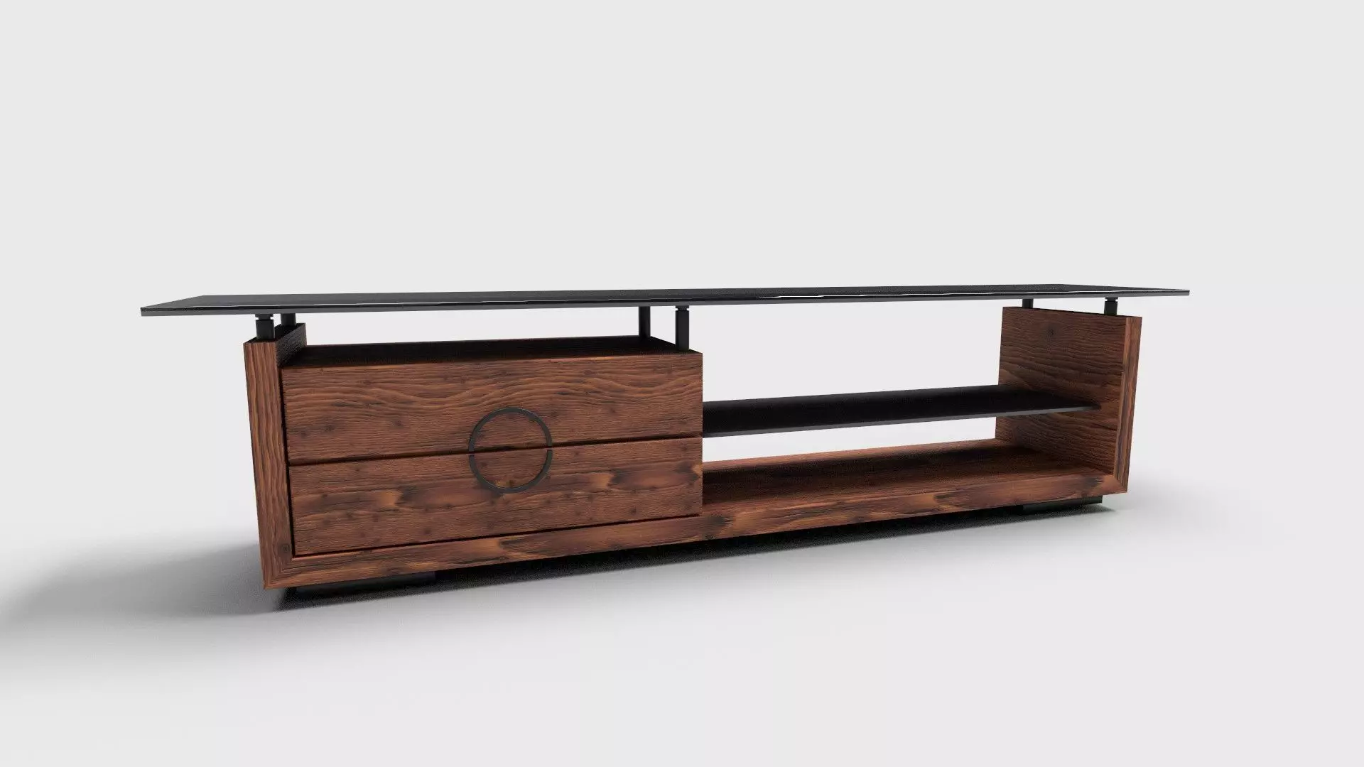 TV Rack CG61 3D model_0
