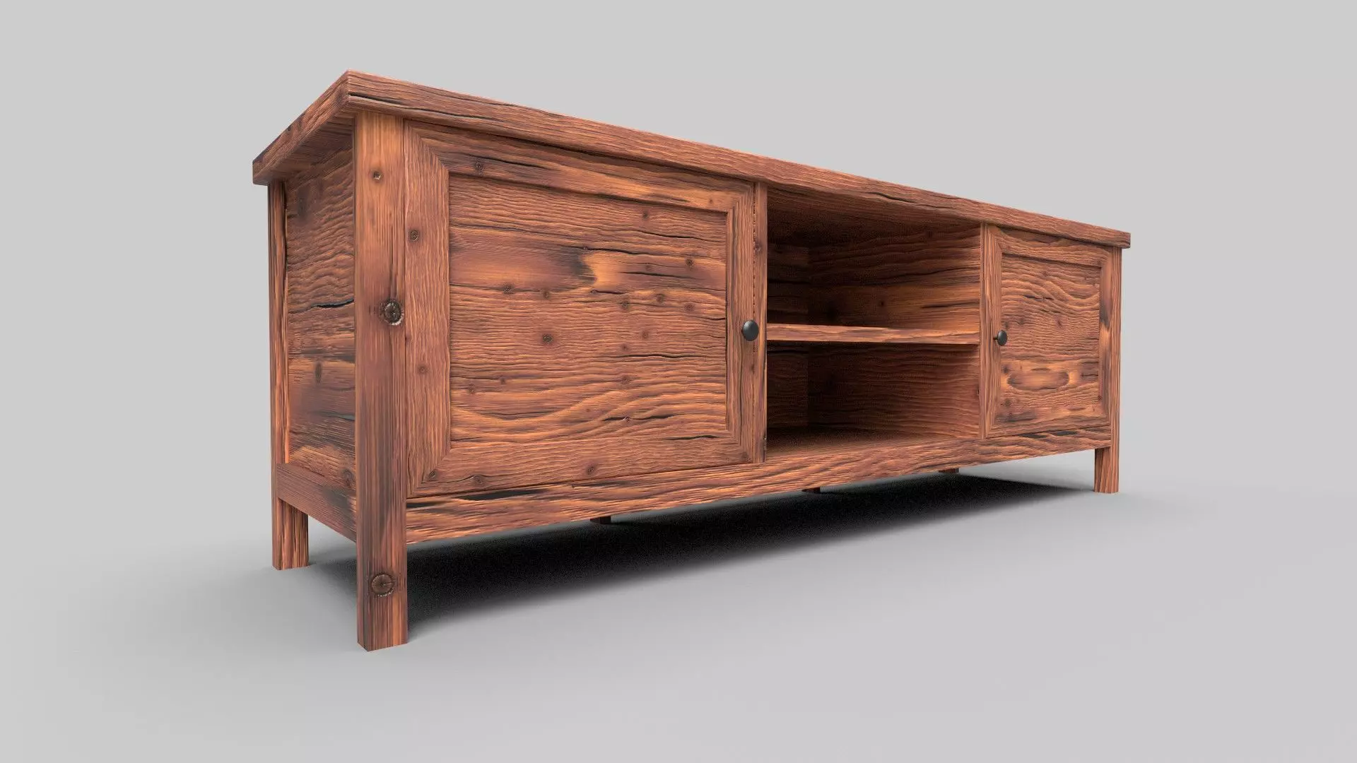TV Rack CG62 3D model_0