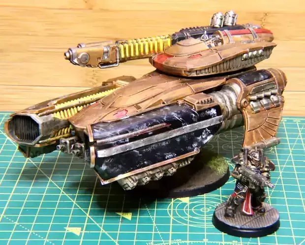 Obsidian Guard - Raptor Combat Skimmer 3D print model
