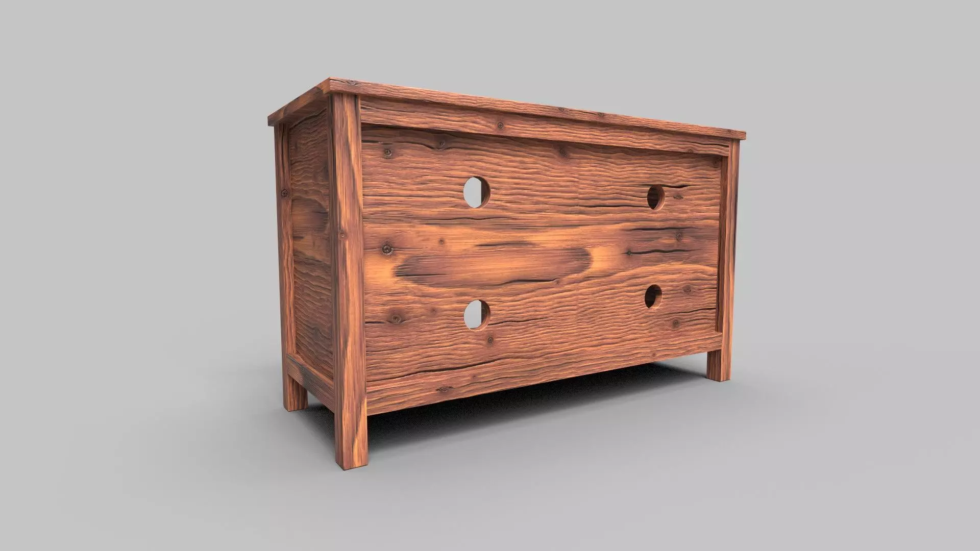 TV Rack CG63 3D model_2