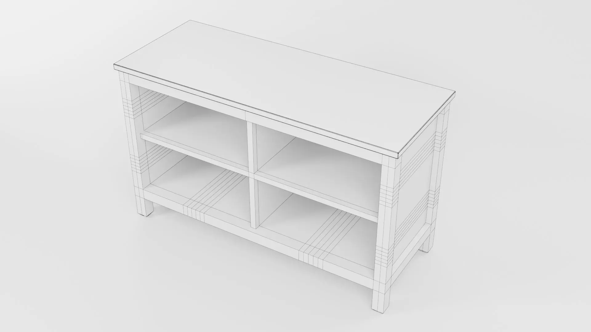 TV Rack CG63 3D model_6