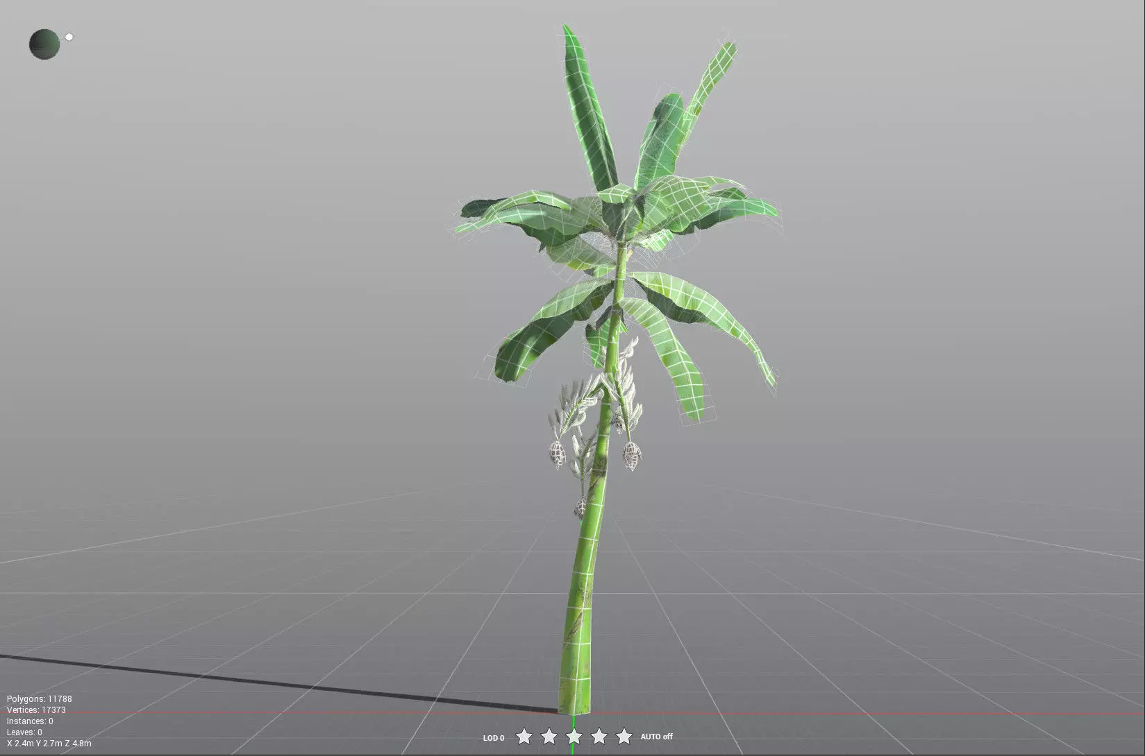 EVERYPlant Banana Plant LowPoly Low-poly 3D model_40