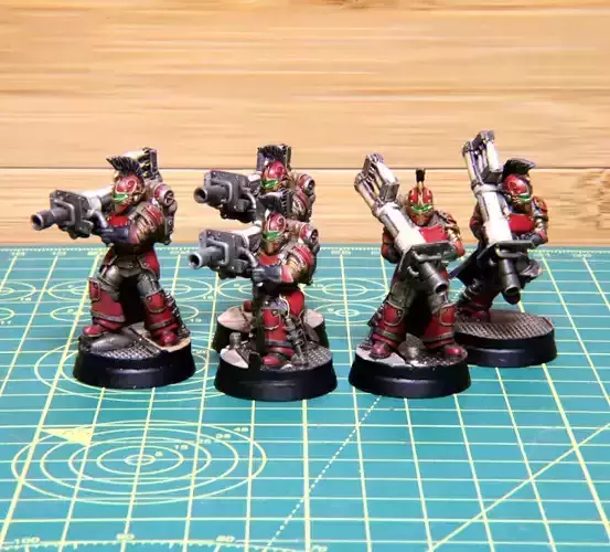 Obsidian Guard - Janissary - Heavy Weapons Squad