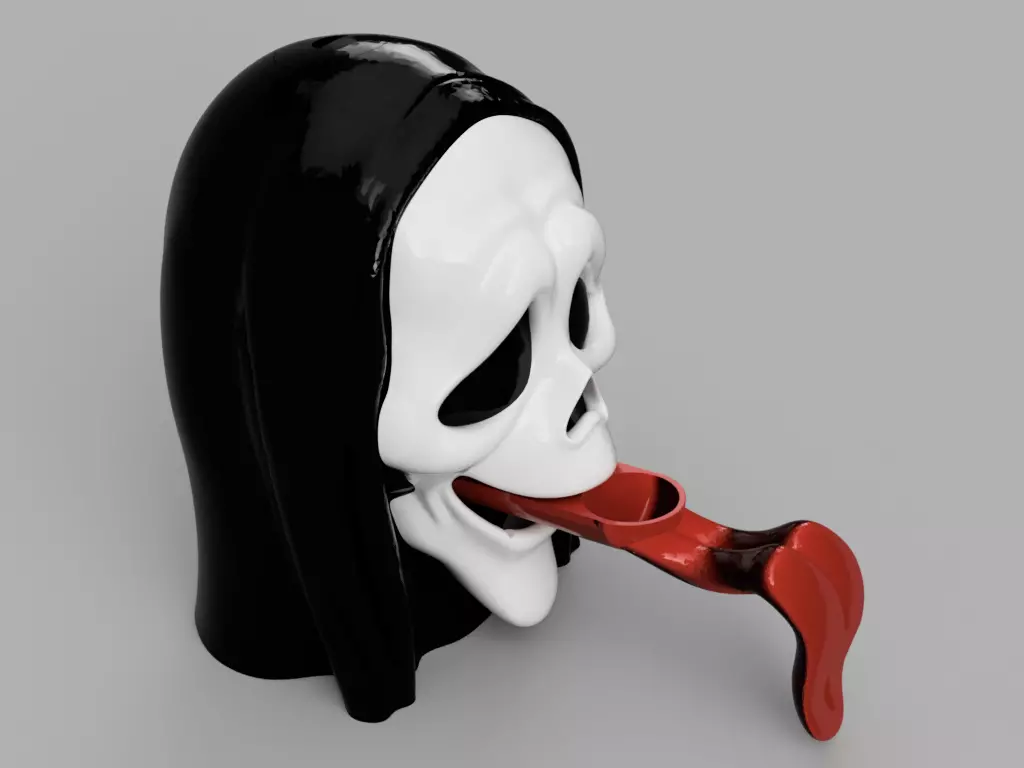 Ghostface Candy Dispenser 3D print model_2