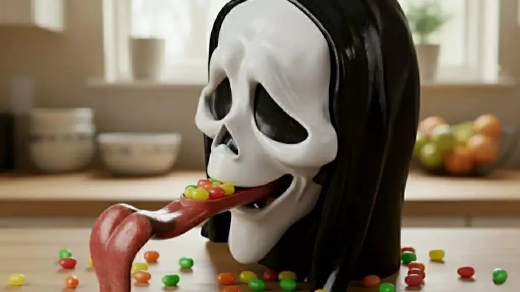 Ghostface Candy Dispenser 3D print model_1