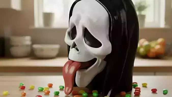 Ghostface Candy Dispenser 3D print model