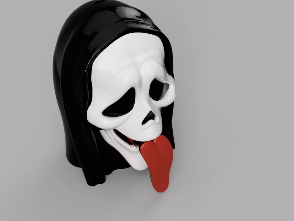 Ghostface Candy Dispenser 3D print model_9