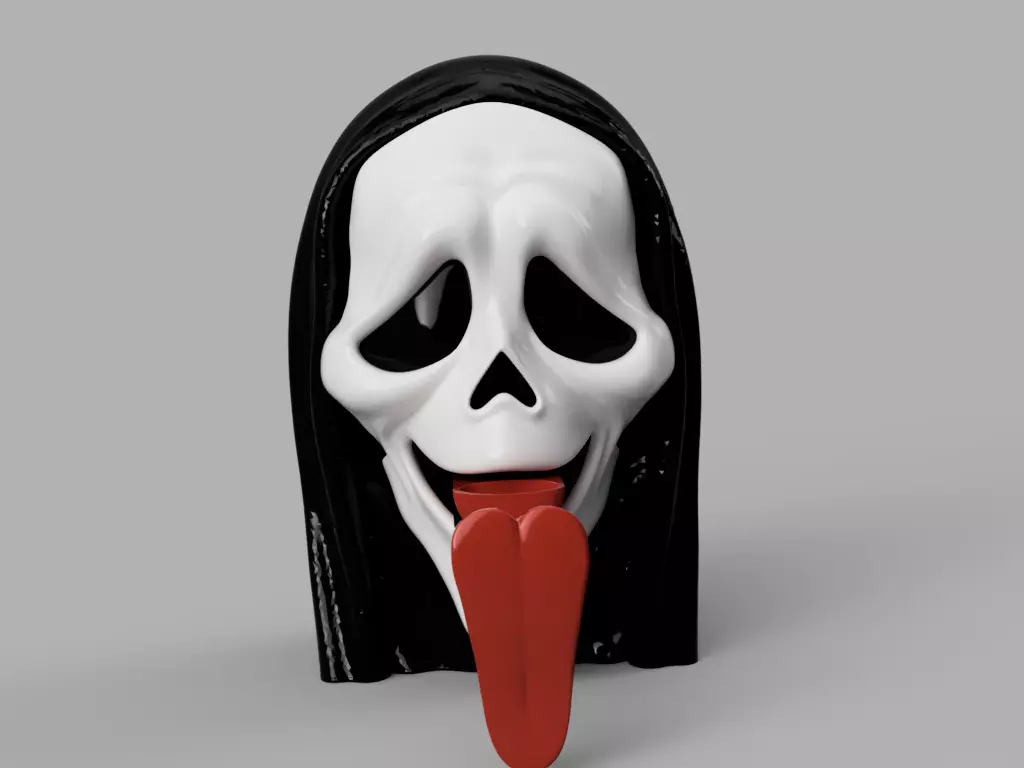 Ghostface Candy Dispenser 3D print model_3