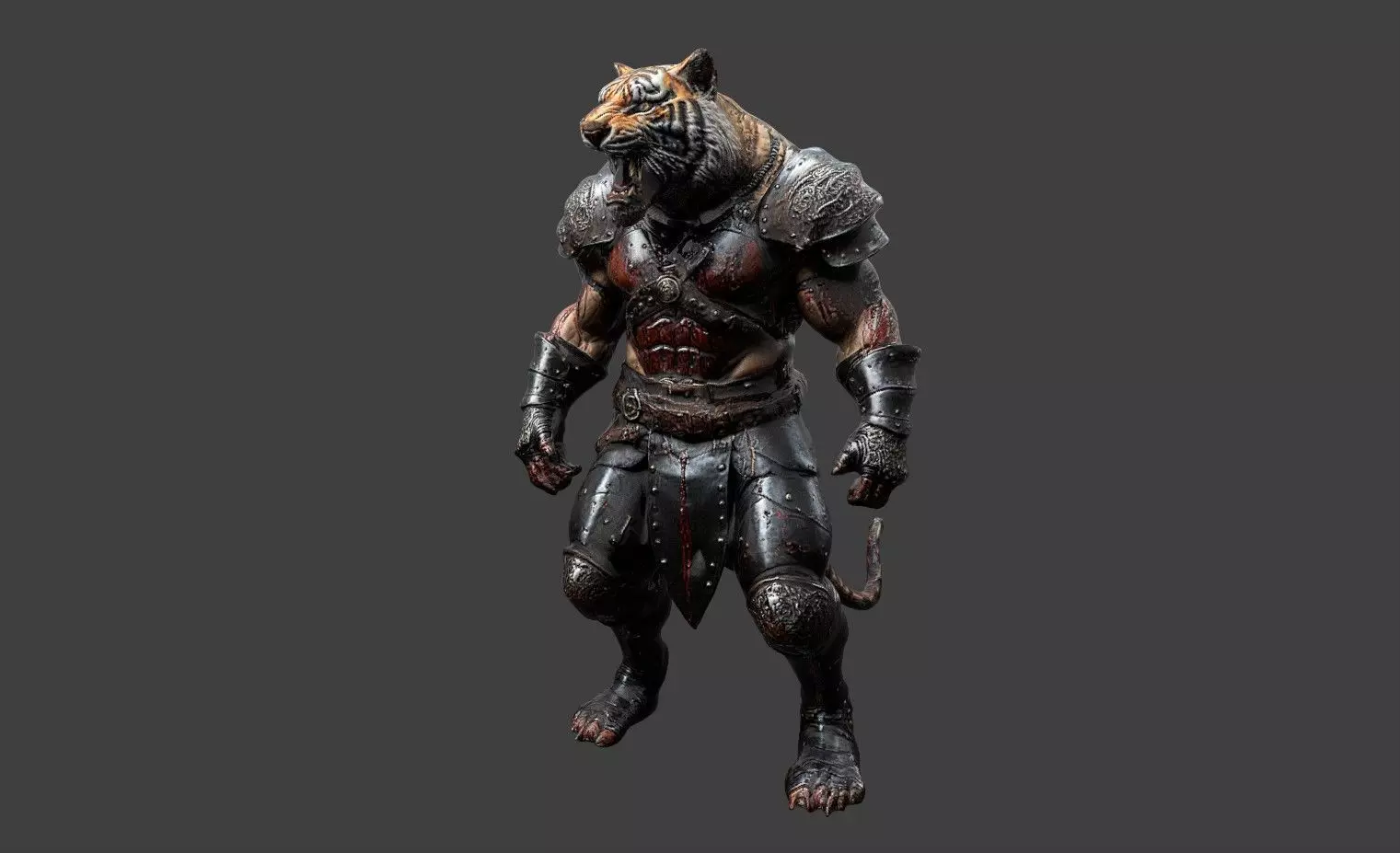 Animal Warrior Pack 2 Low-poly 3D model_46