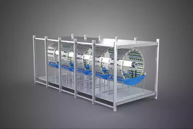 FRAME ARRAY ROW SHELF RACK TRAY ROTARY HYDROPONIC LED PLANT FARM