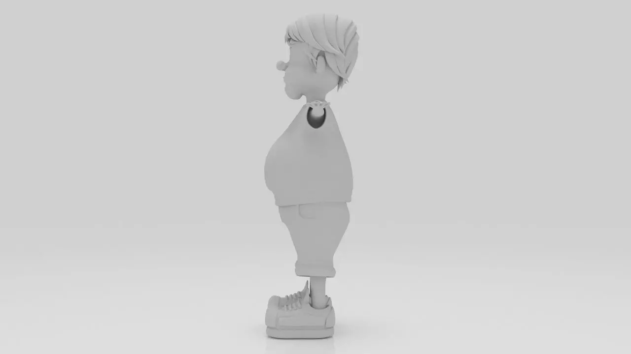 Character Lizo Rigged  Low-poly 3D model_6