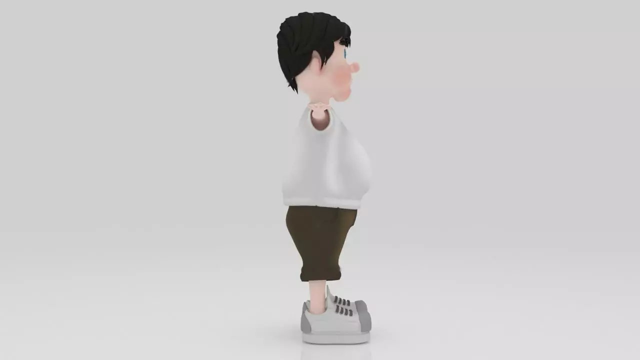 Character Lizo Rigged  Low-poly 3D model_4