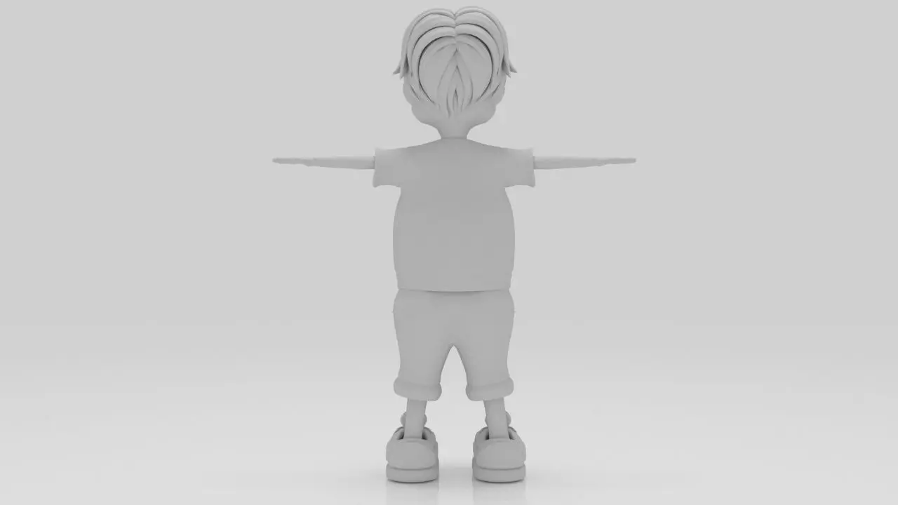 Character Lizo Rigged  Low-poly 3D model_7