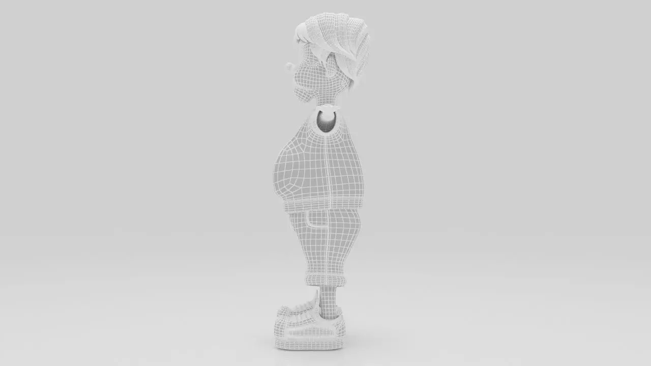 Character Lizo Rigged  Low-poly 3D model_10