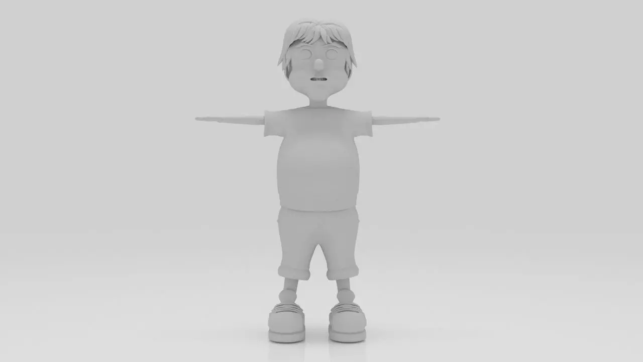 Character Lizo Rigged  Low-poly 3D model_5