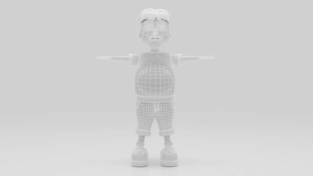 Character Lizo Rigged  Low-poly 3D model_9