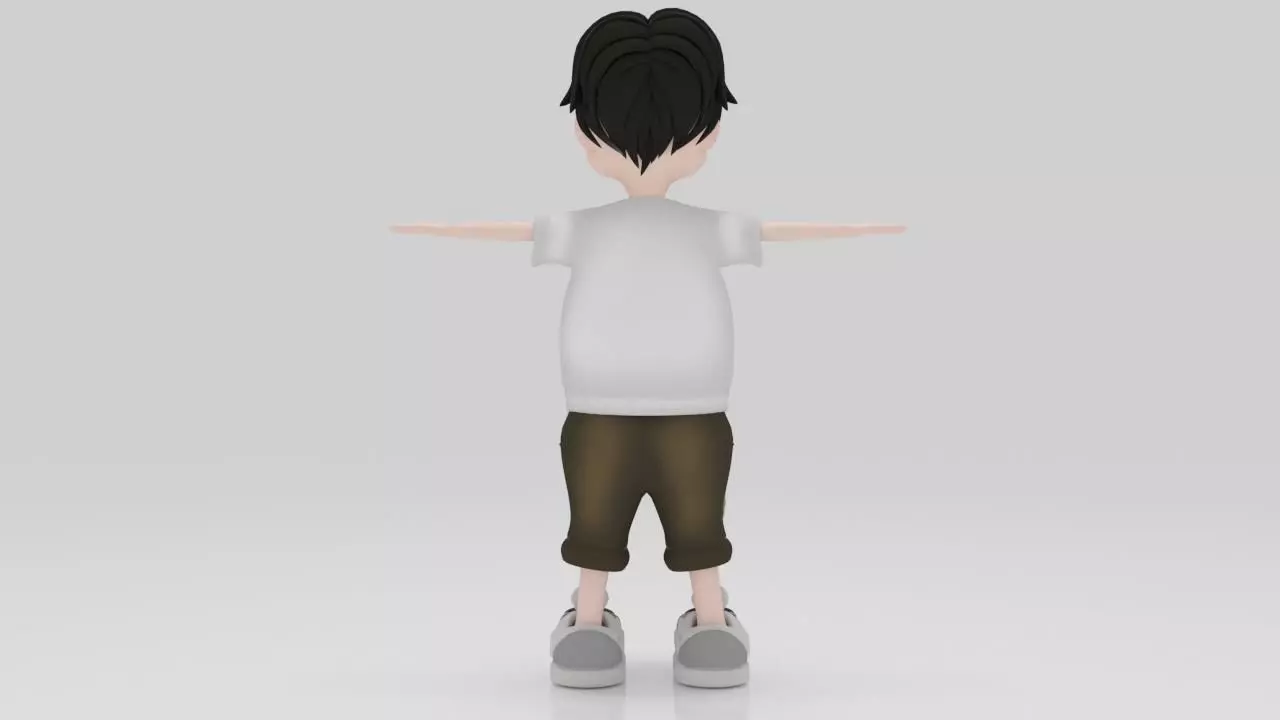 Character Lizo Rigged  Low-poly 3D model_3