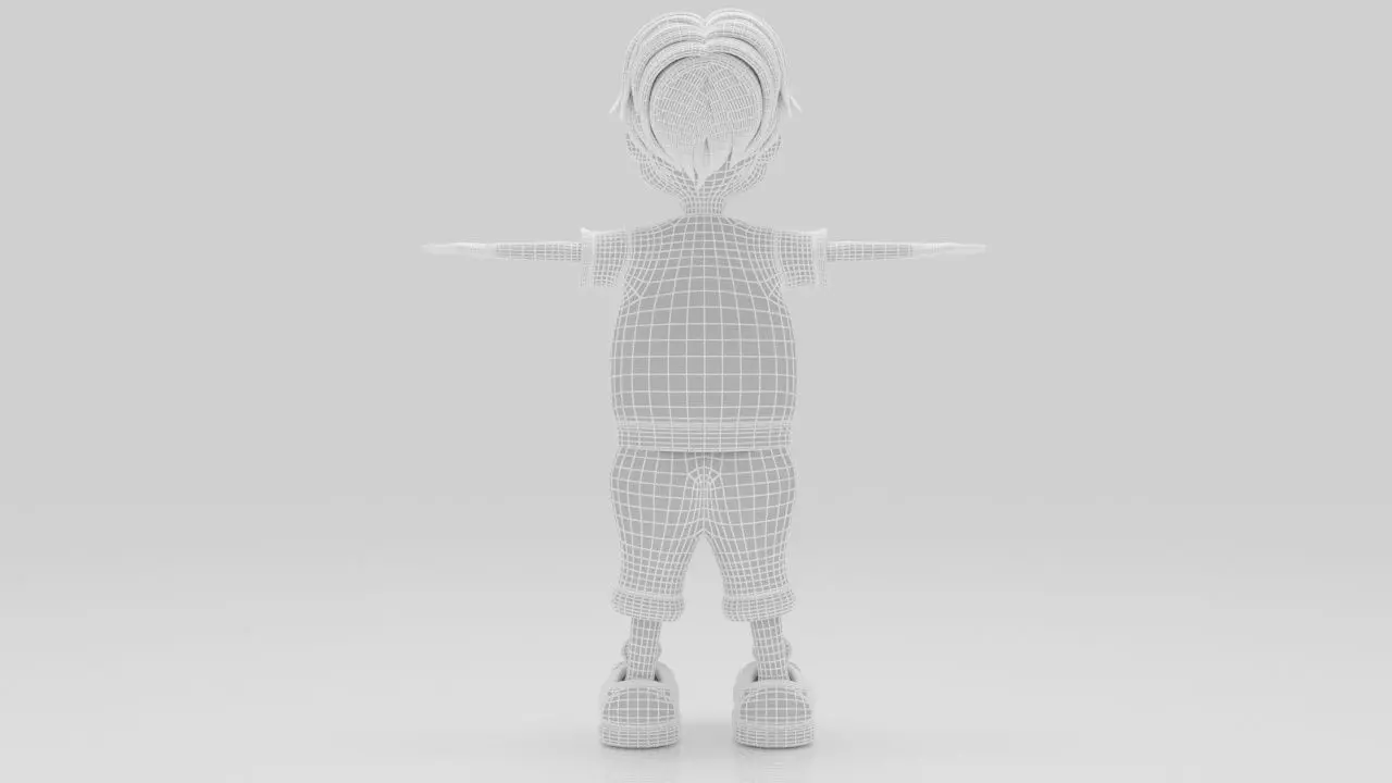 Character Lizo Rigged  Low-poly 3D model_11