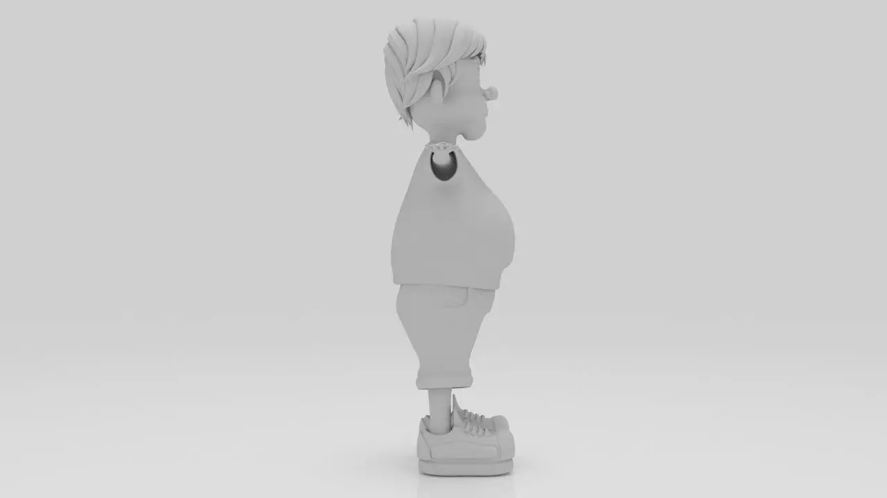 Character Lizo Rigged  Low-poly 3D model_8