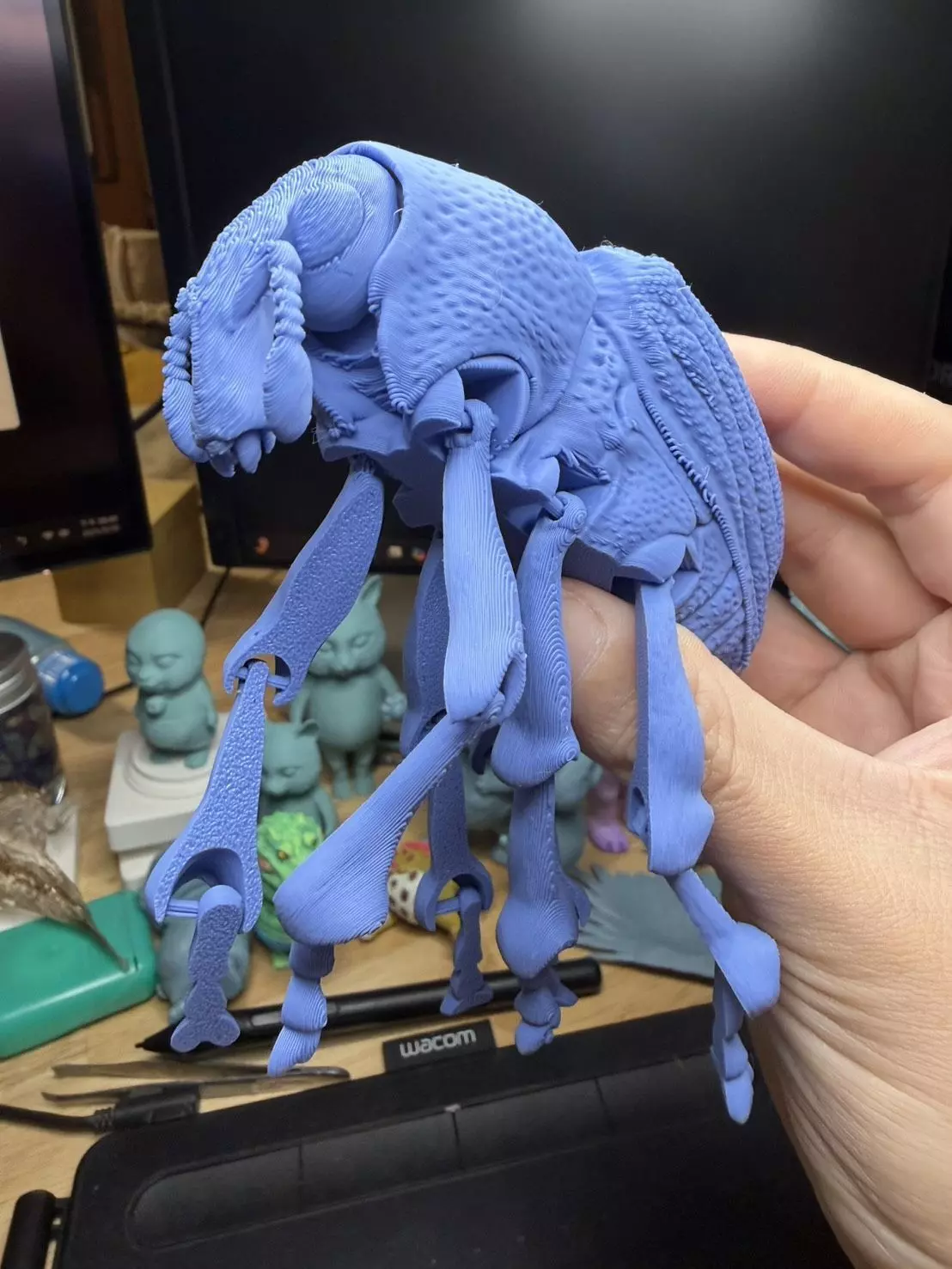 Euscepes postfasciatus Weevil Articulated FDM Free 3D print model