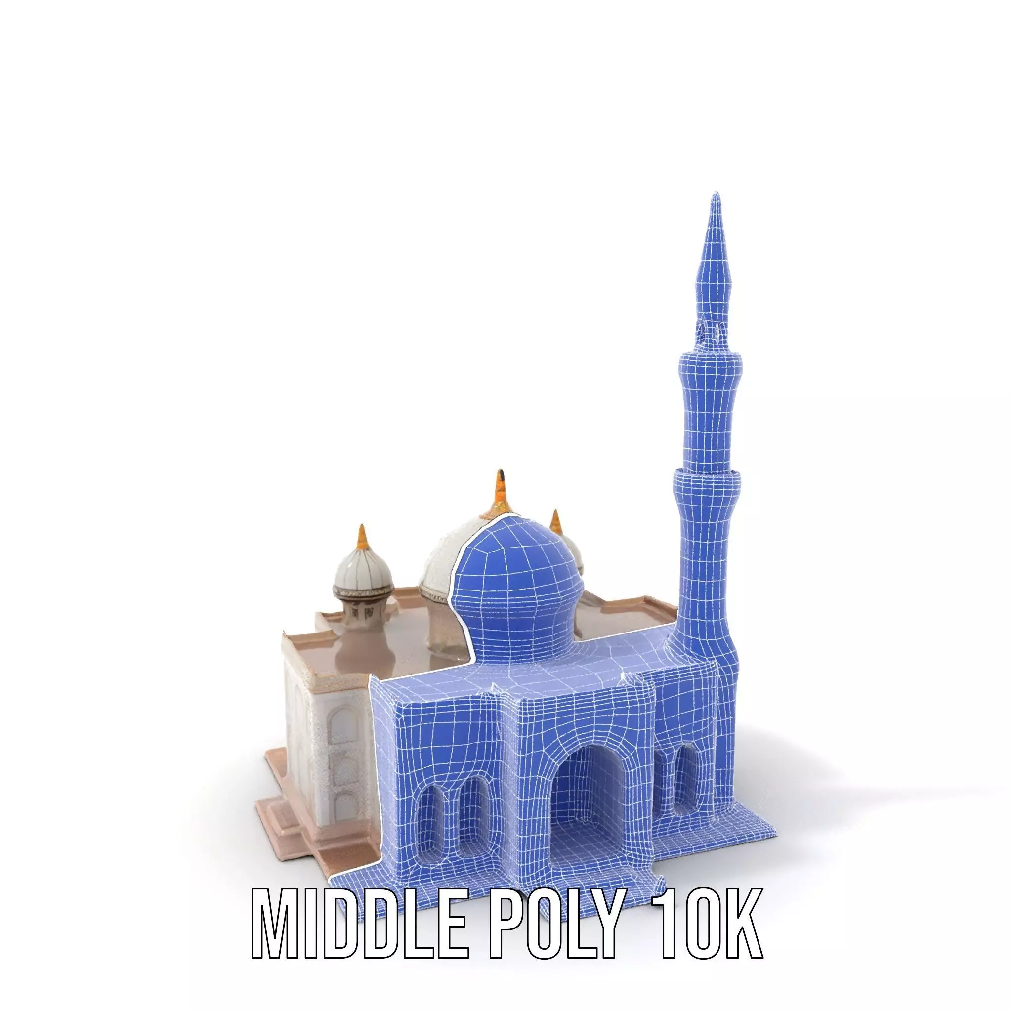 Ornate Mosque model pack Low-poly 3D model_25