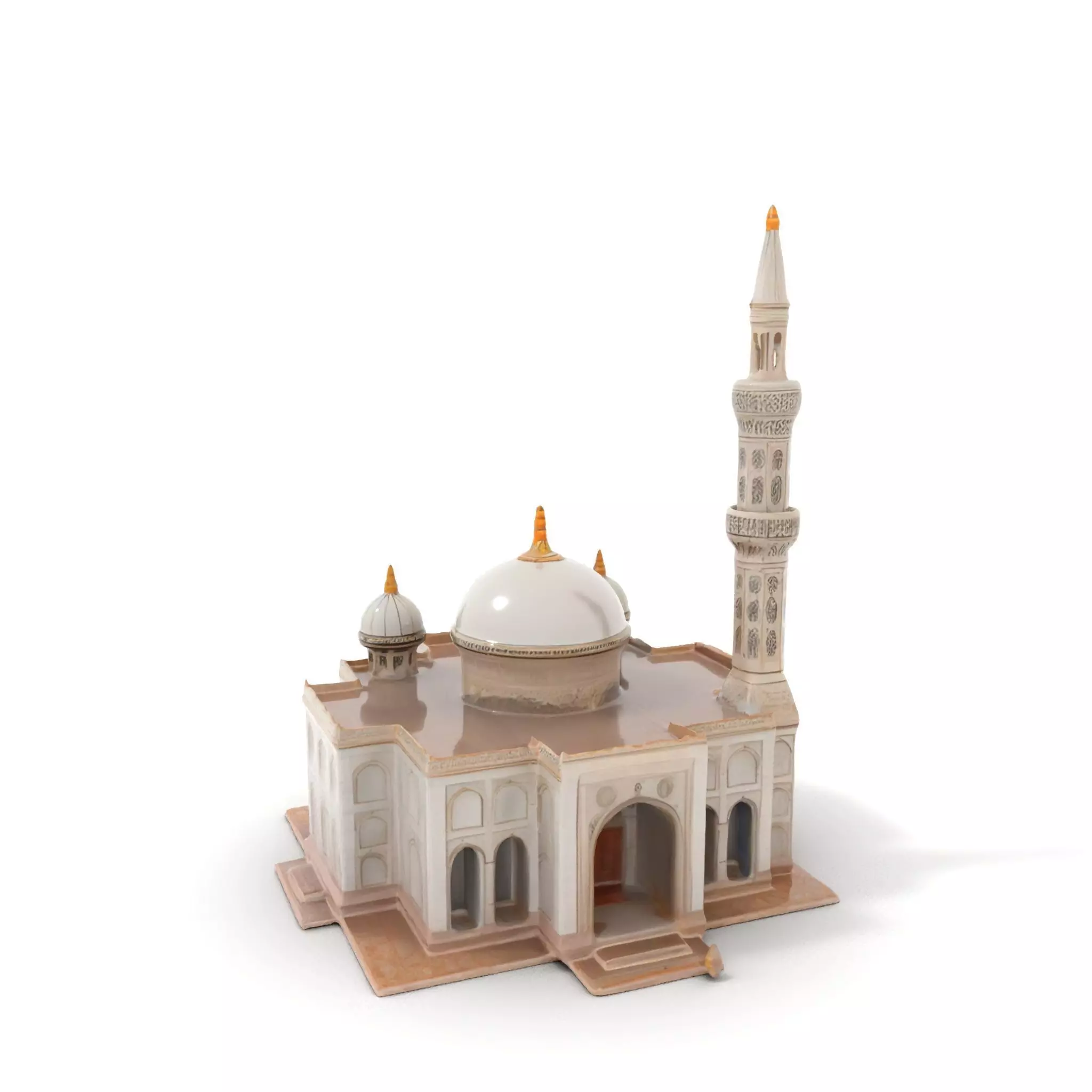 Ornate Mosque model pack Low-poly 3D model_0