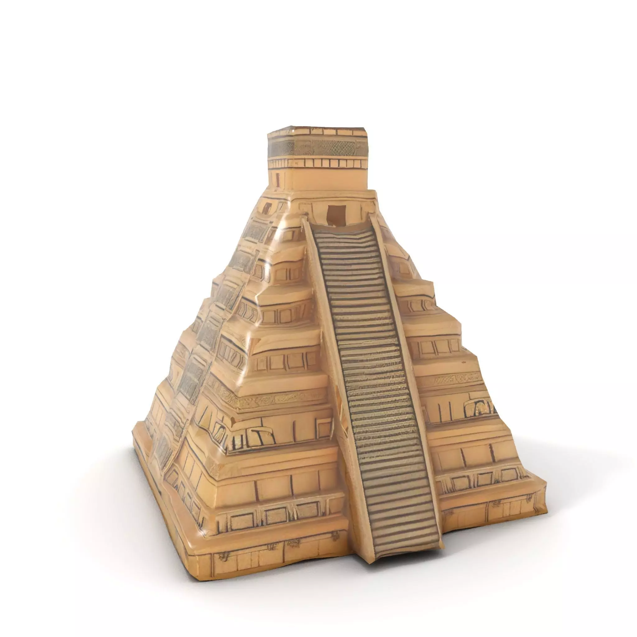 Ancient Stone Pyramid model pack Low-poly 3D model_17